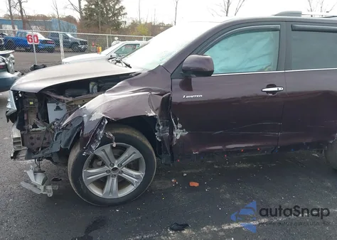 2013 Toyota Highlander Limited V6 from USA, damaged, VIN 5TDDK3EH9DS201460